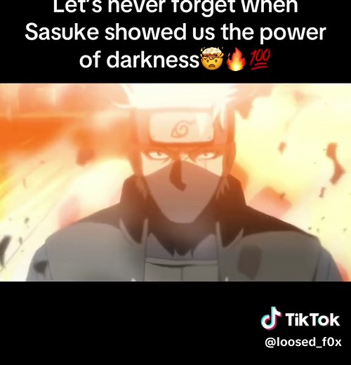 The Power of Darkness: Sasuke Uchiha's Epic Moment Revealed
