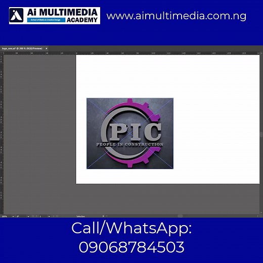 Logo creation is both an art and science and when it comes to logo design Adobe Illustrator excel, be it icons, svg, vector graphics, infographics, package design  etc. You're in safe hands with our professional Illustrator training, online or physical. Call/WhatsApp 09068784503 for details. | Ai Multimedia Academy | Facebook