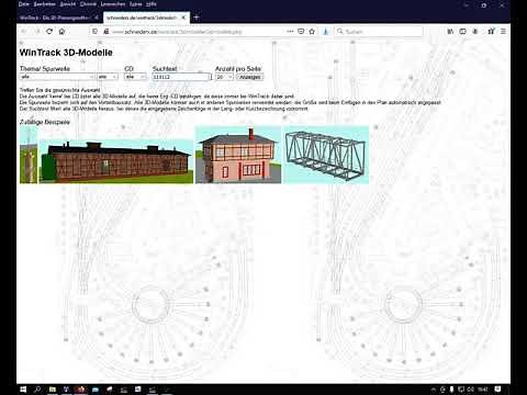WinTrack: Suchen und Finden von Zubehör/3D-Modellen
