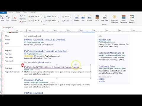 How to do a screenshot using PicPick