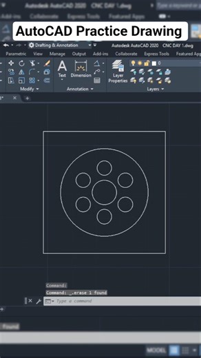 AutoCAD Practice Drawing