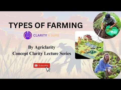 Types of Farming||Farming systems| Agronomy| Concept CLARITY ‪@AgriClarity‬