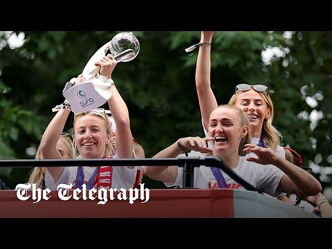 In full: Lionesses victory parade as England celebrate Euros win