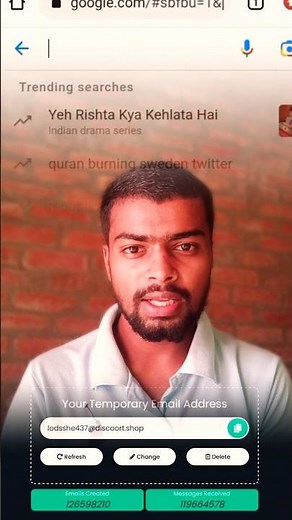 tem mail | How to use | #tempmail #shorts