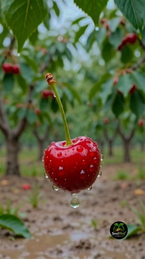 🍒 Cherry Life Cycle in Fast Motion | From Cherry to Cherry Tree 🌱 | 4K Ultra Realistic