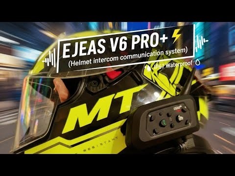 EJEAS V6 PRO+ Intercom Unboxing & Installation | Connect upto 6 Rider's 🔥