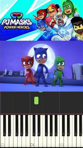 PJ Masks Power Heroes - Easy Piano Tutorial
