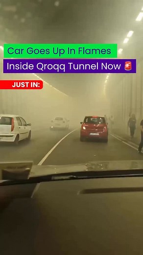 Avoid the area if you’re planning on passing by the tunnel so as to avoid getting stuck in traffic, no people reportedly injured 🚨 #vibefm | Vibe FM