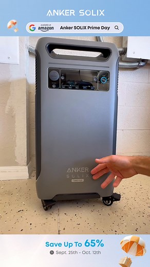 🏆 Best Portable Power Station ☀️ Up to 3,200W Solar Input ⛽️ Works with 240V Generators ⚡️ Plus Outage Power to Outlast | Anker SOLIX