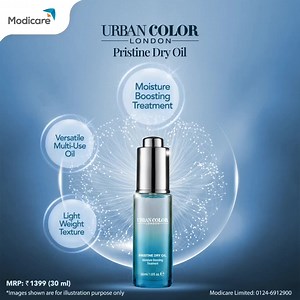 Get glowing and healthy skin with Urban Color London Pristine Dry Oil. A lightweight and versatile multi-use oil that will give your skin the much needed boost of moisture and radiance. Know more: https://bit.ly/3Sqclfr #Modicare #SochBadlo #LiveTheModiway #UCPristineDryOil | Modicare India