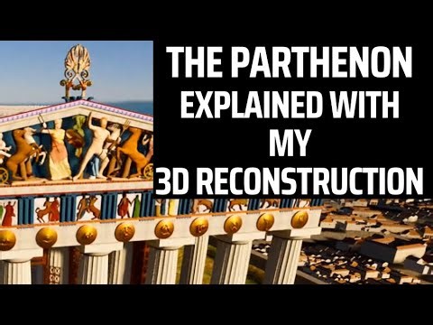 The Parthenon in Athens explained with my 3D reconstruction of Ancient Athens