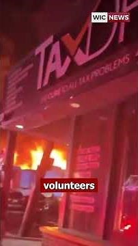 Massive Explosion Sparks Five-Alarm Fire in Hillside, New Jersey