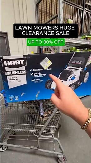 LAWN MOWERS CLEARANCE SALE 80% OFF AT WALMART🔥