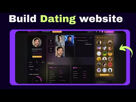 How to Build a Dating website like Tinder or Bumble ( no coding )
