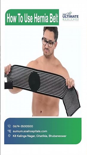 How to Use a Hernia Belt Correctly | Dr. Satyajit Rath | SUM Ultimate Medicare