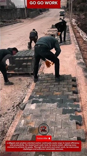 Fast Manual Brick Paving Technique Using Interlock System