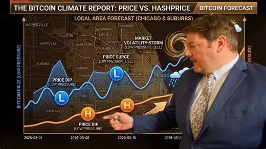 How's hashprice looking over there? 👀Check out this week's hashrate forward forecast ☀️🌩️🌧️