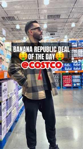 Costco Wonders | Emmanuel Martinez | Costco Finds on Instagram: "Costco just stocked the Banana Republic bonded shirt jacket and it instantly feels more premium than the price suggests. The fabric has structure, the inside is smooth and comfortable, and it layers perfectly over tees or hoodies without looking bulky—share this with someone who needs a clean everyday jacket! #costcofinds #costcowonders #costcoinfluencer #costco #bananarepublic #mensfashion #mensstyle #costcobuys #costcodeals"