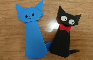 ハロウィン折り紙　黒猫の簡単な折り方・作り方！かわいい飾り付け♪