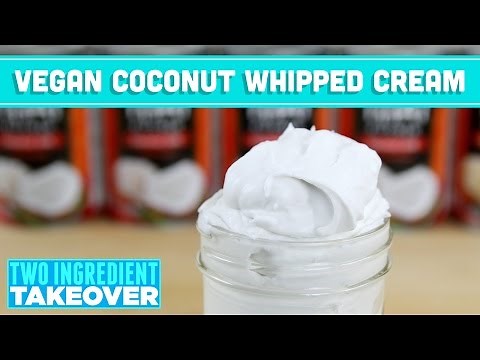 Vegan Coconut Whipped Cream Recipe - Two Ingredient Takeover Mind Over Munch S02E01