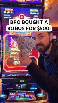 Buying A Bonus for $500 and THIS HAPPENED! #slots #gambling #casino