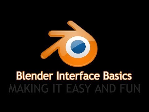 Blender Tutorial - Interface Beginner Basics