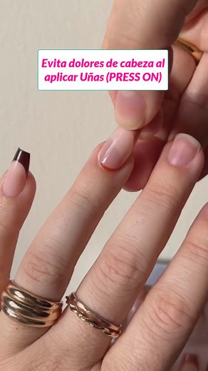 142K views · 1.2K reactions | Uñas press on sin problemas tutorial ❤️ #uñasgel #uñaspresson #uñaspolygel #uñasbabyboomer #uñashermosas #uñasbellas #SiempreHermosa | Nails love | Facebook