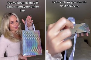 You’ve been using your gift bags wrong - how to close them WITHOUT sellotape