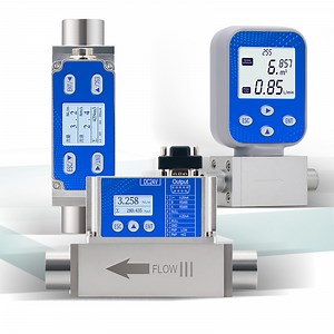 [Hot Item] Digital Micro Flow Thermal Gas Mass Flow Meter Air Nitrogen Oxygen Helium CO2 Flow Sensor RS485 Communication