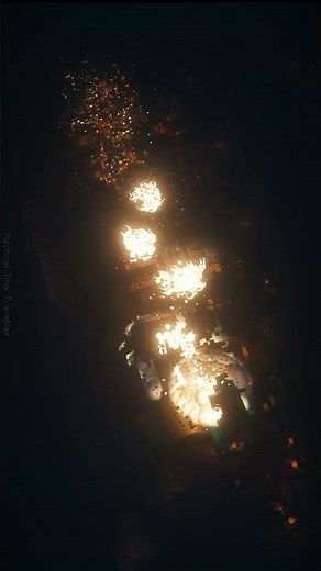 【 Minecraft 】Night Carpet Bombing Run | MythicMobs x Movecraft