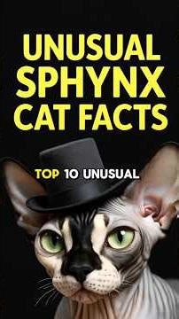 SPHYNX CATS 101 ✅ Top 10 Cute, Fun & Unusual Sphynx Facts! Best Feline Breed Pros & Cons Short Video