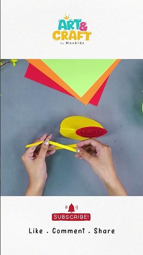 Origami Snail Tutorial / Easy Origami paper snail / How to make Paper Snail / movkidz Art & Craft