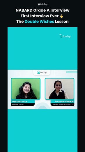 NABARD Grade A Topper Reveals First Interview Mindset | The Double Wishes Lesson