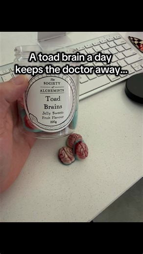 They say one toad Brian a day keeps the doctor the away… and makes you smarter… #supplements