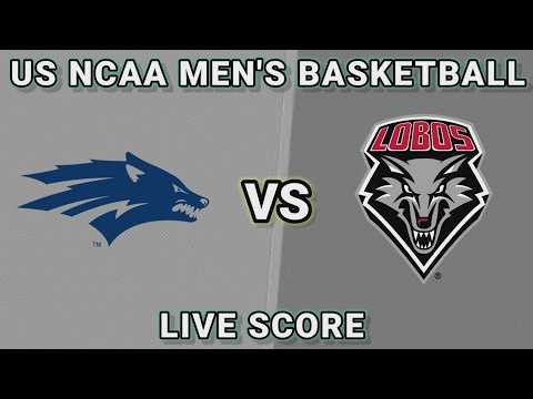 Nevada Wolf Pack vs New Mexico Lobos | US NCAA Men's Basketball Live Score