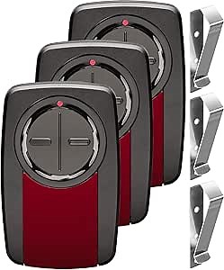 Upgrade 375UT 380UT Universal Garage Door Opener Remote Control Replace Liftmaster Garage Door Opener Compatible with 375LM Liftmaster Gate Remote Control 3 Pack