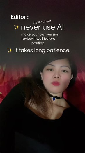 AI is a cheater code ,never put all your life on AI. It's not even real .