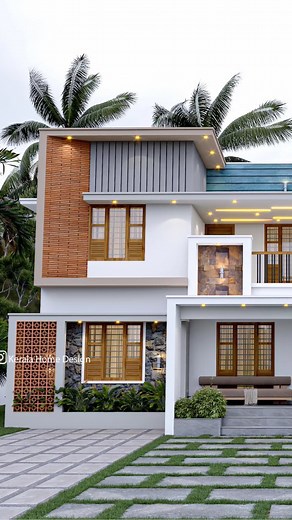 22K views · 296 reactions | Proposed residential building ✨ Client : Zubair Loc : Kasaragod Area : 2168 sqr ft Spcftn : 4 bhk . . . . . . #homedecor #home #homesweethome #homedesign #architecture #architect #architecture_hunter #architecturedesign #exterior #exteriordesign #exteriors #kerala #karnataka #india #tamilnadu #exteriorlighting #landscape #landscapephotography #landscapephotography | Kerala Home | Facebook