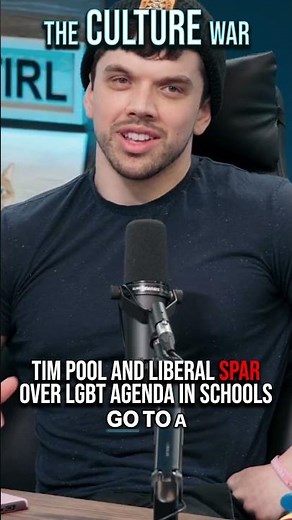 Tim Pool And Liberal SPAR Over LGBT Agenda In Schools