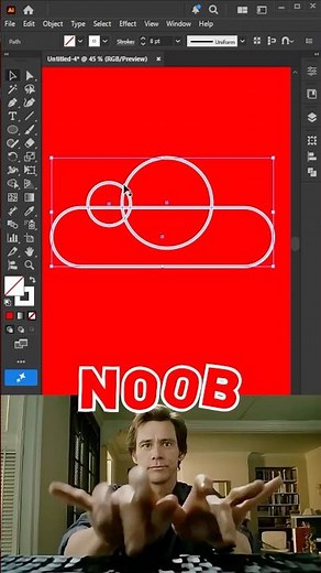 Adobe Illustrator 2026 Noob vs PRO: Stop Using the Pathfinder Tool Like This! | #illustrator #vector
