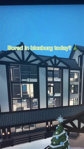 Bloxburg Hotel Christmas Opening Invitation