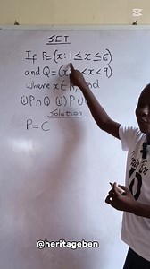 13K views · 391 reactions | Example of set theory | Heritage Ben | Facebook