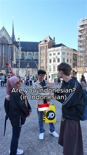Suprising indonesian family in Javanese🇮🇩😊😱 #indonesian #javanese #indonesia #amsterdam #languages