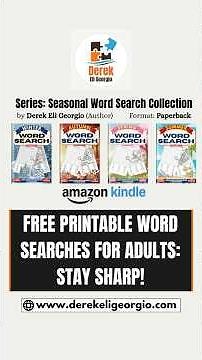 Free Printable Word Searches for Adults.