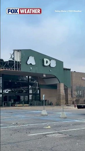 Tornado Outbreak Leaves Well-Known Retail Store, Menards, With Significant Structural Damage