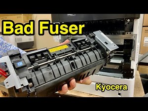 How to replace fuser on Kyocera printers - Error Code C6000 C6020 C6030 C6300 C6400 C6600.