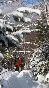 Snowshoe tours are one of the best ways to get outside during the winter, and the views? Unforgettable! Join us today! #alpineadventures #whitemountainsnh #winter | Alpine Adventures NH