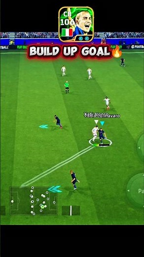 📈 One touch build up play at its best 🔥💀
