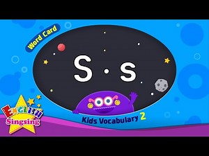 Kids vocabulary compilation ver.2 - Words Cards starting with S, s - Repeat after "Ting (sound)" - Videos For Kids