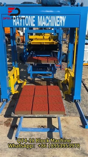 Hydraulic concrete cinder paving automatic brick block making machine.